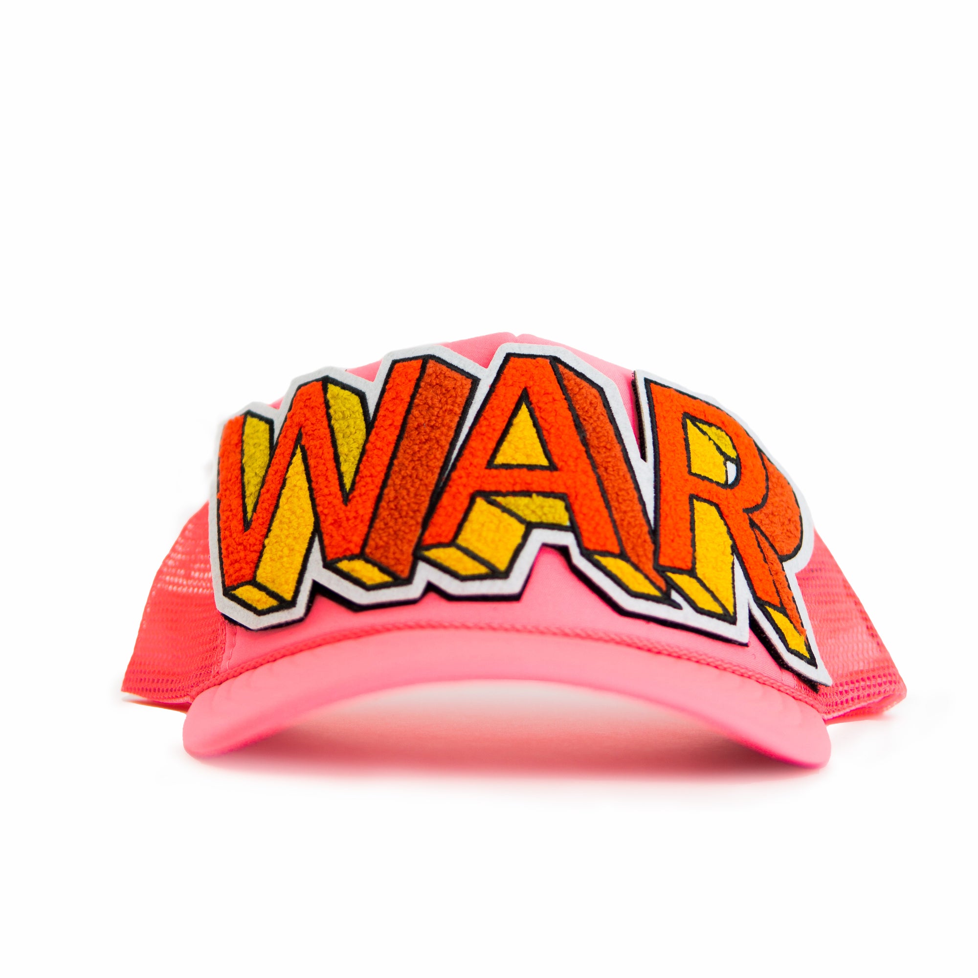 A UNIVERSE WAR MODULAR HAT in ELECTRIC PINK