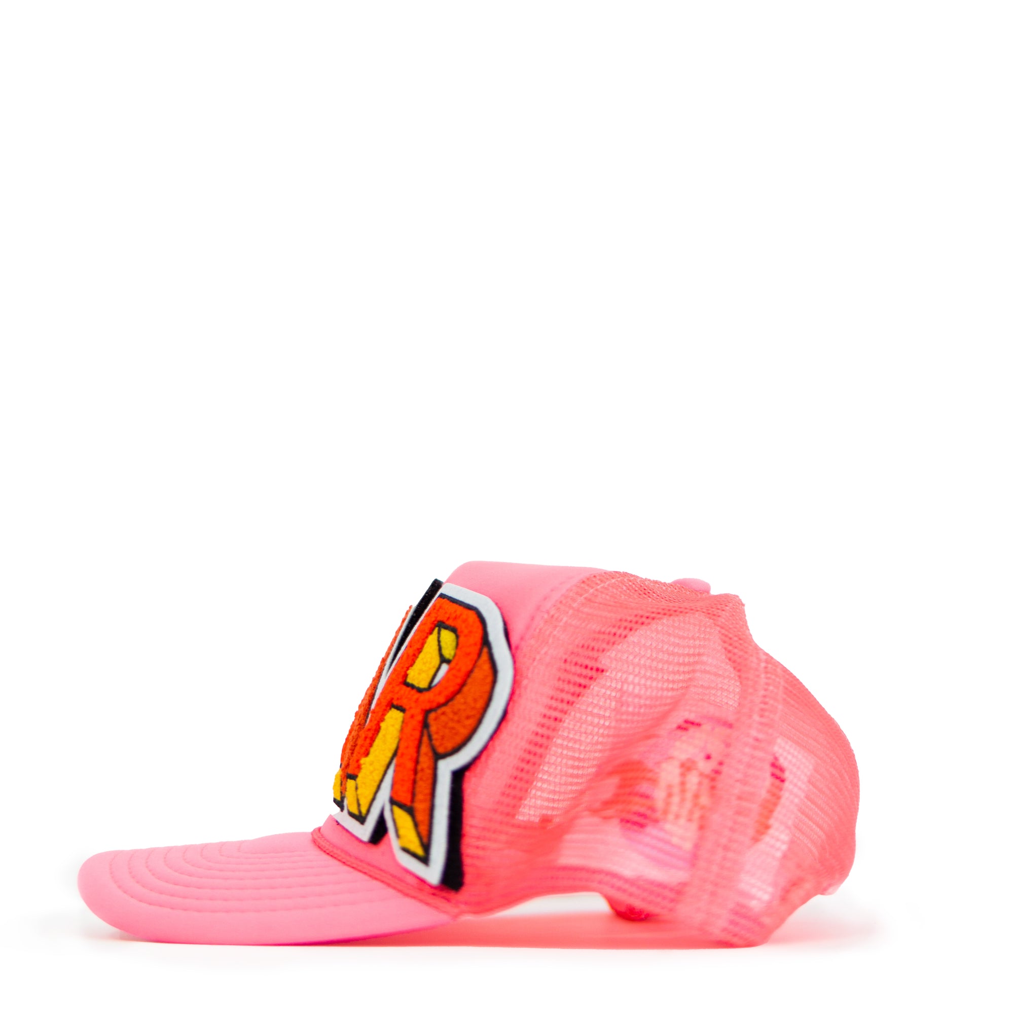 A UNIVERSE WAR MODULAR HAT in ELECTRIC PINK